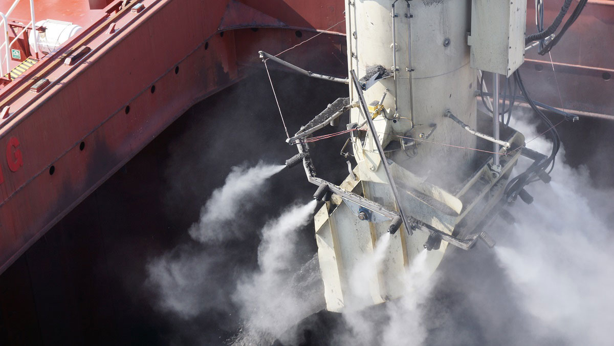 Ship Loading & Unloading - Dust Solutions Inc. (Australia)