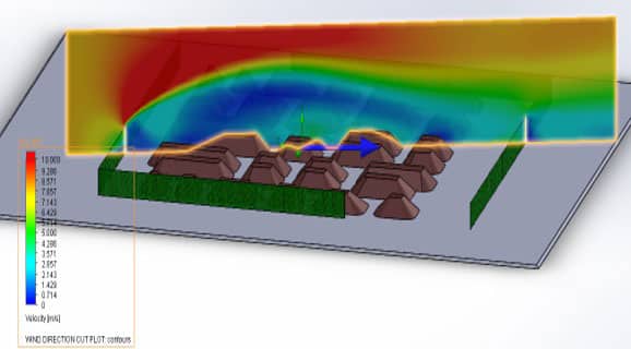 Wind Fence Product CFD Modeling