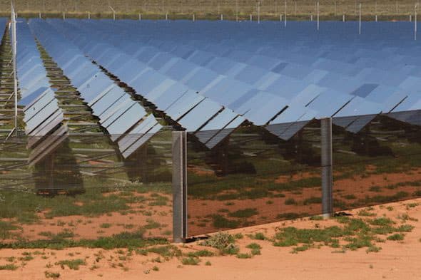 Solar Panel Protection Fence